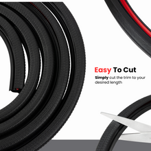 Load image into Gallery viewer, Premium Automotive Door Weather Stripping – Rubber Edge Trim Seal Strip with Side Bulb – Ideal for Cars, Trucks, RVs, Boats, and Home Applications