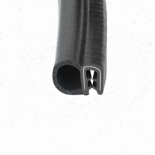 Load image into Gallery viewer, Door Rubber Strip Small Bulb 9/16" Bulb Diameter x 0.039"-9/64" x 35/64" U Height