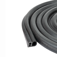 Load image into Gallery viewer, Door Rubber Strip Small Bulb 9/16" Bulb Diameter x 0.039"-9/64" x 35/64" U Height