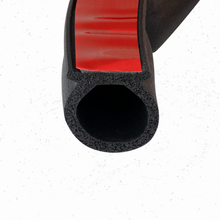 Load image into Gallery viewer, D-Shape Rubber Seal – Self-Adhesive Automotive Weather Stripping for Car Doors, Windows & Trunks – Waterproof, Noise-Reducing, Windproof