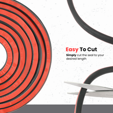 Load image into Gallery viewer, M M SEALS Weather Stripping D Shape, Fits Gap 0.2 to 0.3 inch (5-8mm)