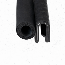 Load image into Gallery viewer, Automotive Side Bulb Rubber Seal –  EPDM Weather Stripping for Car, Truck & RV Doors – Waterproof, Noise Reduction, Anti-Vibration & Air-Tight Seal