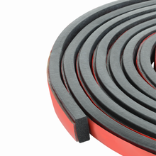 Load image into Gallery viewer, Solid Rubber Roll - Heavy-Duty Neoprene Rubber Sheet, EPDM Rubber Strip for Gaskets, Sealing, Flooring, Anti-Vibration