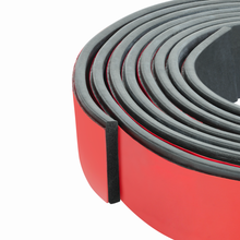 Load image into Gallery viewer, Solid Rubber Roll - Heavy-Duty Neoprene Rubber Sheet, EPDM Rubber Strip for Gaskets, Sealing, Flooring, Anti-Vibration