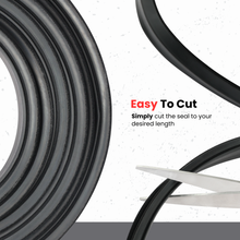 Load image into Gallery viewer, Window Glass Run Channel – Flocked Rubber Seal for Car Door Windows