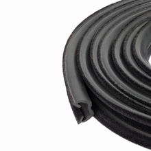 Load image into Gallery viewer, Universal Flocked Rubber Glass Run Channel – Flexible Window Seal Track for Car, RV, Bus, and Truck