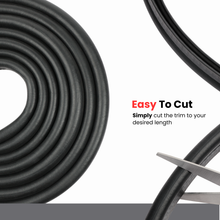 Load image into Gallery viewer, Vertical Bulb Trim Seal Bulb Diameter: 0.55" Flange Size: 0.039" to 0.14" -Weather Stripping, RV Compartment Seal, Boat Hatch Insulation