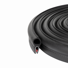 Load image into Gallery viewer, Vertical Bulb Trim Seal -Flexible PVC Edge Trim Seal Strip – Vertical Bulb | Car Door Weather Stripping, RV Compartment Seal, Boat Hatch Insulation