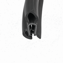 Load image into Gallery viewer, Vertical Bulb Trim Seal with Internal Flange | Bulb Diameter: 0.5" Grip Range 1/32" to 1/4" | Trunk, Boot, lid, Hood, Hatch Rubber
