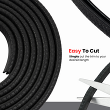 Load image into Gallery viewer, Small U-Shaped Edge Trim – Flexible Rubber Seal for Metal Edges – Push-On PVC Protector for Car Doors, RVs, Toolboxes – Fits 1/8 inch Edge (3mm)