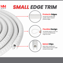 Load image into Gallery viewer, White Edge Trim Small, Fits Edge 1/16 to 1/8 inch (1-3mm)