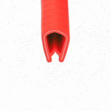 Load image into Gallery viewer, Edge Trim Red Large Fits edge thickness up to 0.16 inch (4mm), Leg Length 0.65 inch (16.5mm)