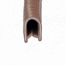 Load image into Gallery viewer, Brown Car Door Protector U Shape - Edge Trim - Door Edge Guard - Black Car Guards - and Protective Strip for Car Door Entry and Protection