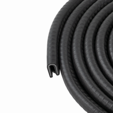 Load image into Gallery viewer, Car Door Edge Guard – Flexible U-Shape Rubber Seal Protector, Universal Fit Automotive Door Trim Molding