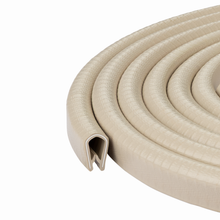 Load image into Gallery viewer, Beige Edge Trim Black Large Fits edge thickness up to 0.16 inch (4mm), Leg Length 0.65 inch (16.5mm)