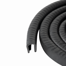 Load image into Gallery viewer, Car Door Edge Guard – Flexible U-Shape Rubber Seal Protector, Universal Fit Automotive Door Trim Molding – Protects Against Scratches & Dings