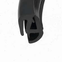 Load image into Gallery viewer, Universal Windshield Rubber Seal with Dual Channel – Fits Glass and Metal Edge | For Car, Tractor, Van, Caravan, Bus, Boat, Heavy Equipment