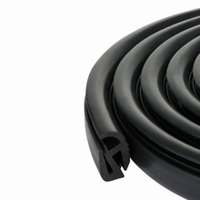 Load image into Gallery viewer, Universal Windshield Rubber Seal with Dual Channel – Fits Glass and Metal Edge | For Car, Tractor, Van, Caravan, Bus, Boat, Heavy Equipment