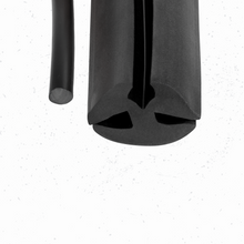 Load image into Gallery viewer, Window Rubber Seal - Locking Gasket, Fits Glass 1/4 inch (6.3 mm), Panel 1/8 inch (3mm), for Heavy Equipment, Boat, Cars.