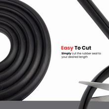 Load image into Gallery viewer, Window Rubber Seal - Locking Gasket, Fits Glass 1/4 inch (6.3 mm), Panel 1/8 inch (3mm), for Heavy Equipment, Boat, Cars.