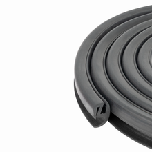 Load image into Gallery viewer, Car Window Rubber S-Style Glass Seal – EPDM Weatherstrip for Windshields & Side Windows – Fits 13/64" Glass, 1/8" Panel – Flexible Gasket for Cars