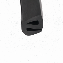 Load image into Gallery viewer, S-Shape Glass Rubber Seal | Universal Edge Seal for Electric Panels, Machines, and Metal Boxes | Flexible Weatherproof Gasket Strip