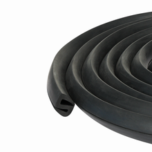 Load image into Gallery viewer, S-Shape Glass Rubber Seal | Universal Edge Seal for Electric Panels, Machines, and Metal Boxes | Flexible Weatherproof Gasket Strip