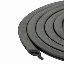 Load image into Gallery viewer, Car Door Side Window Rubber Seal β Universal U-Shape Weatherstrip for Water, Dust & Noise Protection β EPDM Automotive Trim, Easy Installation