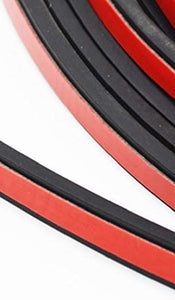 M M SEALS Sponge Rubber Seal with Self Adhesive 25/64 inch (10 mm) Height X 25/32 inch (20 mm) Width | Universal weatherstrip Extrusion Neoprene Strip