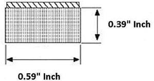 Sponge Rubber Seal Solid 0.39" Height X 0.59" Width | Universal weatherstrip Extrusion Neoprene Strip