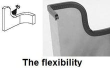 Load image into Gallery viewer, Trim seal rubber for Doors Oversize Bulb 43/64" Bulb Diameter x 0.039"-15/64" Grip Range (Flange Thickness) x 15/16" U Height