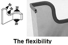 Load image into Gallery viewer, Gray Edge Trim Seal – U Channel Protector for Car Doors, Truck Edges, Metal Panels | Standard Size Fits 0.14" (3.4mm) Edge Thickness