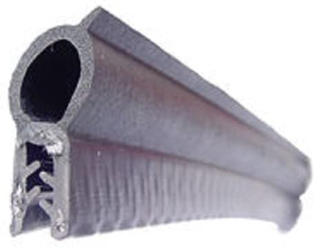 Vertical Bulb Rubber Seal | Bulb Diameter: 0.51 inch (13mm), Grip Range: 0.039 to 0.12 inch (1-3mm)