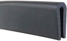 Load image into Gallery viewer, M M SEALS D045 Black U Channel Edge Trim Seal EPDM 27/32" high x 1/8" Wide