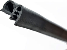 Load image into Gallery viewer, Trim seal rubber for Doors Oversize Bulb 43/64" Bulb Diameter x 0.039"-15/64" Grip Range (Flange Thickness) x 15/16" U Height