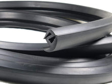 Load image into Gallery viewer, Car Window Rubber S-Style Glass Seal – EPDM Weatherstrip for Windshields & Side Windows – Fits 13/64" Glass, 1/8" Panel – Flexible Gasket for Cars