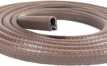 Load image into Gallery viewer, Dark Brown Edge Trim – Large U Channel, Trim Seal with 21/32" U Height, Fits 3/64" to 5/32" Edge, Protective Trim for Metal Edges