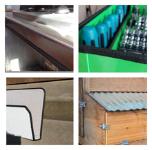 Load image into Gallery viewer, Small U-Shaped Edge Trim – Flexible Rubber Seal for Metal Edges – Push-On PVC Protector for Car Doors, RVs, Toolboxes – Fits 1/8 inch Edge (3mm)