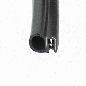M M SEALS A005 Door Rubber Strip Small Bulb 0.53" Bulb Diameter x 0.21" Grip Range x 0.55" U Height