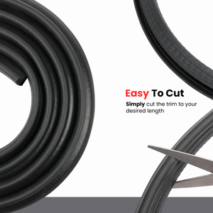 Double Bulb Door Seal –  Weatherstrip for Doors, Windows, Cars, Trucks, RVs & Boats – Noise-Reducing, Windproof & Waterproof Gasket