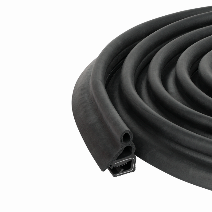 Double Bulb Door Seal –  Weatherstrip for Doors, Windows, Cars, Trucks, RVs & Boats – Noise-Reducing, Windproof & Waterproof Gasket