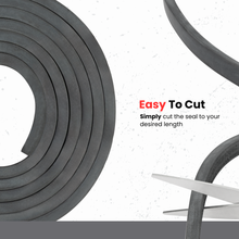 Load image into Gallery viewer, Solid Rubber Roll - Heavy-Duty Neoprene Rubber Sheet, EPDM Rubber Strip for Gaskets, Sealing, Flooring, Anti-Vibration
