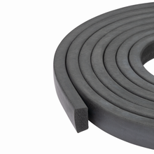 Load image into Gallery viewer, Solid Rubber Roll - Heavy-Duty Neoprene Rubber Sheet, EPDM Rubber Strip for Gaskets, Sealing, Flooring, Anti-Vibration
