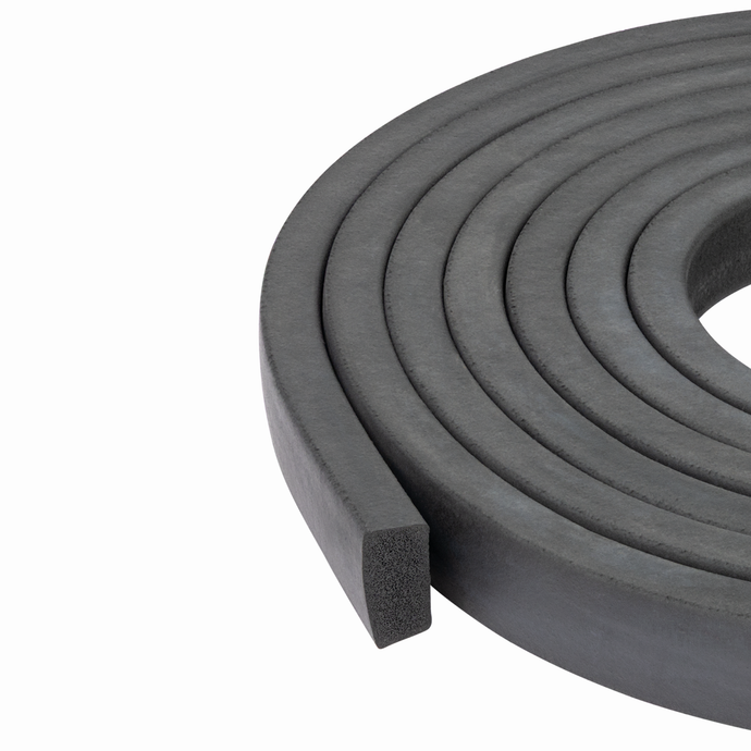 Solid Rubber Roll - Heavy-Duty Neoprene Rubber Sheet, EPDM Rubber Strip for Gaskets, Sealing, Flooring, Anti-Vibration