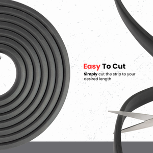 Sponge Rubber Seal Solid 0.39 inch Height X 1.18 inch Width