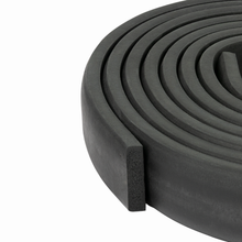 Load image into Gallery viewer, Solid Rubber Roll - Heavy-Duty Neoprene Rubber Sheet, EPDM Rubber Strip for Gaskets, Sealing, Flooring, Anti-Vibration
