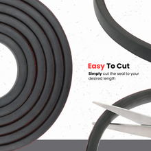 Load image into Gallery viewer, Solid Rubber Roll - Heavy-Duty Neoprene Rubber Sheet, EPDM Rubber Strip for Gaskets, Sealing, Flooring, Anti-Vibration
