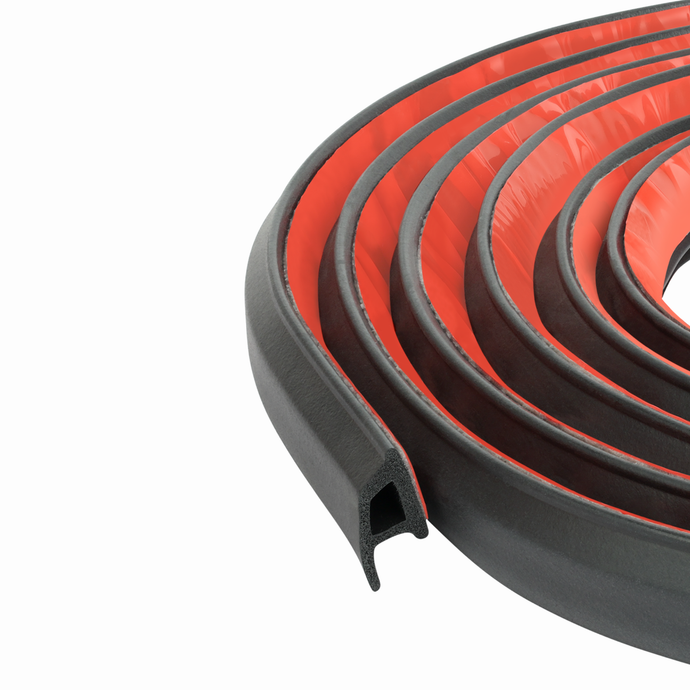 Universal P Shape Rubber Seal Weather Strip Hollow Door Window Edge Moulding Trim Decorate Weatherstrip