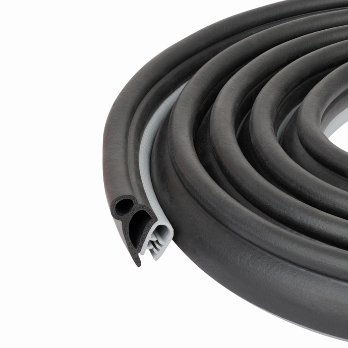 Light Gray Door Rubber Seal Large Grip Range 61/64