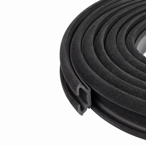 Universal Flocked Rubber Glass Run Channel – Flexible Window Seal Track for Car, RV, Bus, and Truck